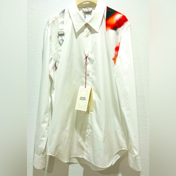 NWTS Alexander McQueen Abstract Harness Shirt - Picture 2 of 16